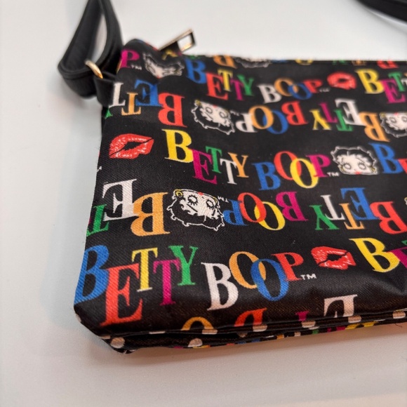 Betty Boop Y2K Style Rainbow Pattern Cartoon Character Small Purse Shoulder Bag - Picture 2 of 14